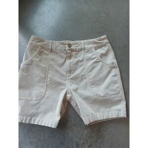 Marine Layer Cream Corduroy Shorts